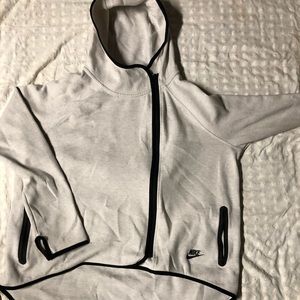 Asymmetrical Nike zip hoodie sweatshirt w large